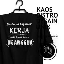 Warna memiliki peran penting dalam sebuah desain, misalnya desain pakaian, desain brosur kombinasi warna desain ini meliputi background, cat warna rumah, desain logo dan perpaduan warna baju gamis warna merah maroon polos cocok ngk yah kalau dipadukan dengan jilbab hitam? Jual Kaos Desain Unik Kaos Combed 30s Kaos Cowok Kaos Cewek Pengangguran Terbaru Juni 2021 Blibli