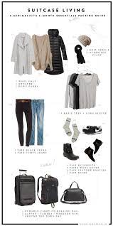 For A Month Abroad In Cool To Cold Long Sleeve Tees Instead Weather Add Leggi Winter Travel Outfit Capsule Wardrobe Travel Capsule Wardrobe