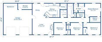 1500 Square Foot Small House Plan With Lots Of Closets Rectangle Build Makes It Affordable To Bu Rectangle House Plans Farmhouse Floor Plans Guest House Plans