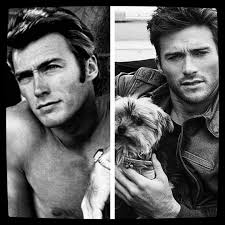 Clint Eastwood, and son Scott Eastwood.
