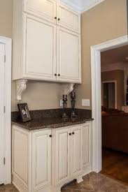 Cream Cabinets With Brown Glaze 81 888 Antique White Cabinets Wall Color Home Design Photos Beige Kitchen Antique White Kitchen Kitchen Cabinet Colors