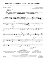 Mp3.pm fast music search 00:00 00:00. Danny Elfman Music In The Dark Eb Alto Clarinet Johnnie Vinson Noten Cascha Com