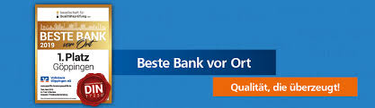 Unter anderem bewerteten die kunden die fairness von ing, nissan bank, norisbank und renault bank mit „sehr gut. Beste Bank Vor Ort Volksbank Goppingen Eg