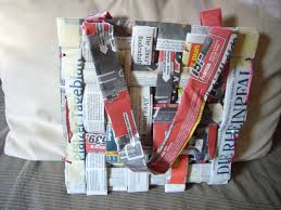 Tasche Aus Zeitungspapier Basteln Mit Zeitungspapier Hochzeitsschuhe Kind Mode