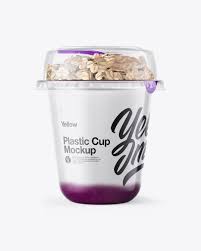 Find & download the most popular yogurt cup mockup psd on freepik free for commercial use high quality images made for creative projects. Cup With Blueberry Yogurt And Muesli Mockup In Cup Bowl Mockups On Yellow Images Object Mockups Yogurt Packaging Mockup Psd Mockup