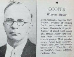Winston Oliver Cooper (1885-1963)
