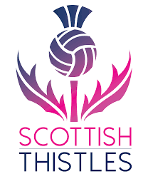 Scotland national rugby union team logo vector. Scottish Thistles Netball Scotland