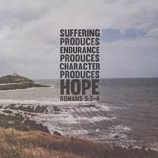 Suffering Produces Endurance Endurance Produces Character Character Produces Hope Romans Scripture Roman