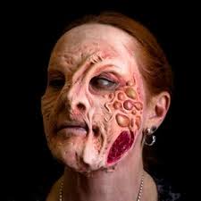 Unpainted Silicone Eye Socket Burn Prosthetic (unpainted) Cosplay, LARP,  Sfx, Halloween, Freddy Krueger