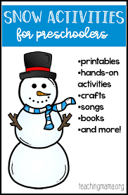 Language activities literacy activities winter activities preschool winter kindergarten lesson plans maker space cut and paste winter theme mittens. Snow Activities For Preschoolers