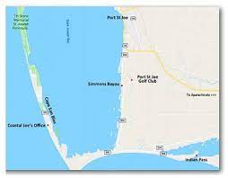 St Joe Beach Florida Map Getting To Cape San Blas | Coastal Joe Vacation Rentals