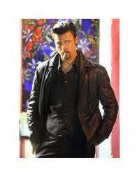 Pin On Brad Pitt Killing Them Softly Leather Jacket