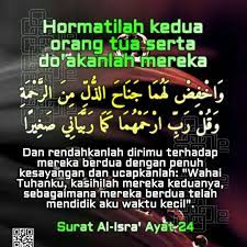 Surat Al Isra Ayat 24 Tuhan Surat Pendidikan