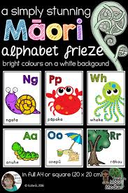 Maori Alphabet Posters Kiwi Education Teaching