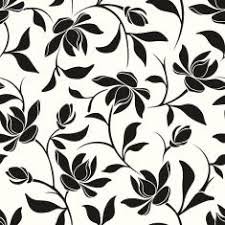Black And White Floral Pattern Vector Black And White Geometric Seamless Pattern Flower Stylish Floral Pattern Vector Flower Illustration Black And White Wallpaper Iphone