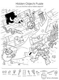 The placemats can be sent home as treats. Printable Hidden Object Puzzles For Kids Find All The Items In The Picture