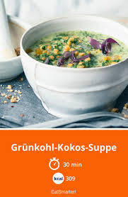Grunkohl Kokos Suppe Rezept Grunkohl Lebensmittel Essen Suppe