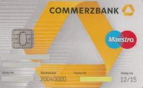 Bezpłatne konto walutowe w eur, usd i gbp za zł. Bank Card Commerzbank Commerzbank Germany Federal Republic Col De Ms 0062