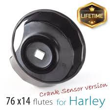 Oil Filter Cap Wrench For Harley Davidson Twin Cam 76 Mm 14 Flutes Crank Sensor By Kiwav