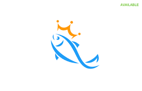 Geniuslogo King Fish Fish Logo Graphic Design Logo Fish