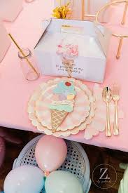 Vibrant ice cream bowls and spoons set. Here S The Scoop Pastel Ice Cream Party Kara S Party Ideas Ice Cream Birthday Party Theme Ice Cream Birthday Party Ice Cream Party Theme