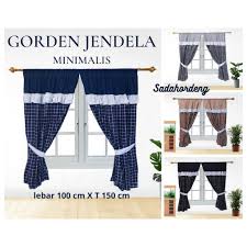 Menyesuaikan material gorden dengan desain interior. Harga Gorden Pendek Terbaik Dekorasi Perlengkapan Rumah Juli 2021 Shopee Indonesia