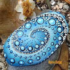 Paintedstone Paintedrocks Spirals Spiritual Rockart Meditationart Zenartfeatures Dotart Dotil Mandala Painted Rocks Rock Painting Art Mandala Rock Art