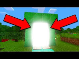 New Portal In Minecraft Pocket Edition 1 0 5 Minecraft Minecraft Portal Minecraft Blueprints