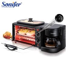 It has a sleek design and. Electric 3 In 1 Breakfast Making Machine Multifunction Drip Coffee Maker Household Bread Pizza Frying Pan Toaster 220v Sonifer 3 In 1 Breakfast Makers Aliexpress