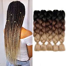 We have many ombre hair options, including twists, braids, and waves; Aidusa Ombre Braiding Hair 5pcs Synthetic Braids Hair 24 Inch 3 Tone Ombre Braiding Crochet Braids Hair Extensions 100g 53 Black To Brown To Blonde Buy Online In Papua New Guinea At