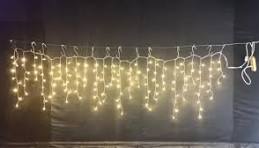 Triangle Shape LED Christmas Icicle Lights Lighting Chain ...