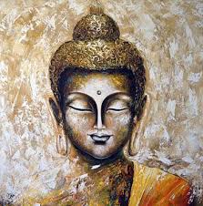 buddha van gena theheartofart op canvas behang en meer boeddha schilderij boeddhistische kunst behang