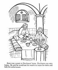 Show your kids a fun way to learn the abcs with alphabet printables they can color. Jesus And Zacchaeus Coloring Pages Free Printable Coloring Pages Coloring Library