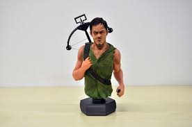 Amc S The Walking Dead Gets 3d Printed With Portrait Of Daryl Dixon 3dprint Com The Voice Of 3d Printing Additive Manufacturing Daryl Dixon Dixon Daryl