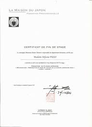 Certificat De Fin De Stage Maison Du Japon A Bordeaux Photo De Vinum Veritas Menton Tripadvisor