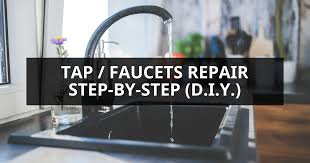 Unscrew the nut from the fitting, and slide it back over the tubing. How To Repair A Tap Faucet Step By Step Your Plumber Guys