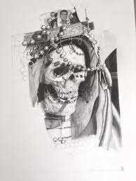 Artstation La Santa Muerte Thomas Glenn Amazing pencil portrait by a friend of mine #akintunde #slimlid™. artstation la santa muerte thomas glenn