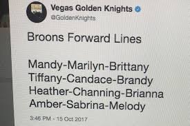 Boston bruins and bostonbruins.com are trademarks of boston professional hockey association, inc. Golden Knights Apologize For Tweets Seen As Sexist Prior To Boston Game Las Vegas Review Journal