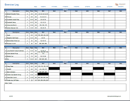 Our #1 templates are quality assured, customizable to your needs and with up to date functions. Workout Log Template Https Www Spreadsheetshoppe Com