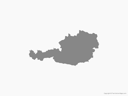 Die einwohnerzahlen der bundesländer und politischen bezirke von österreich. Vector Maps Of Austria Free Vector Maps