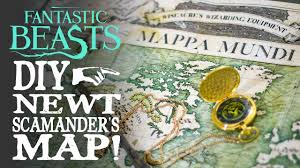 Mappa mundi is a complete overhaul mod which turns hearts of iron 4 into a mapping tool. Newt Scamander S Map Mappa Mundi Fantastic Beasts Diy Youtube