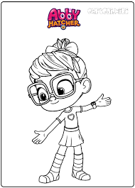 Print a abby hatcher coloring page from the nickelodeon tv series. Obtain Incredible Abby Hatcher Coloring Pages Collections