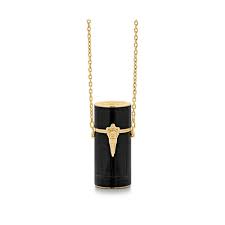 Louis vuitton designed it as a mini cylinder that can be worn as a necklace (i couldn't pull that off but i dig the idea of someone else doing so), a we wanted to see what else fit inside of the case, aside from the obvious lipstick. Lipstick Case Sans Ligne Esthetique Accessoires Louis Vuitton