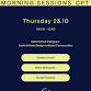 MORNING SESSIONS AT MAX BAGELS / PANEL DISCUSSIONS event image
