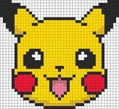 6 Patrones Hama Beads De Dibujos Animados Pequeocio Bordados En Punto Cruz Pokemon Perler Beads Patrones De Puntos