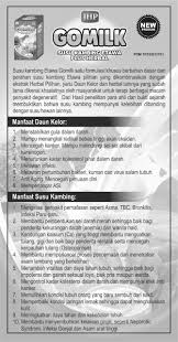 Kandungan senyawa susu kambing etawa : Susu Kambing Gomilk