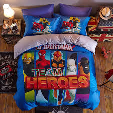 Super Heroes Spider Man Team Heroes Bedding Set Super