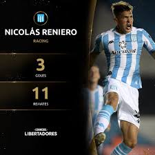 Reniero tuvo su gol #superligaxfox | el nuevo jugador de racing metió un cabezazo que se fue lejos del arco de armani. Data Racing Los Numeros De Nicolas Reniero En La Facebook