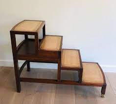 Start off by building the frame using gorilla glue and a cordless drill. French Wood Leather Folding Library Staircase Transformable Into A Coffee Table 1950s For Sale At Pamono