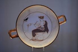 White Ground Kylix Found In A Tomb At Delphi Work Of An Anonymous Athenian Vase Painter On White Ground A Ancient Greek Pottery Greek Pottery Greek Art